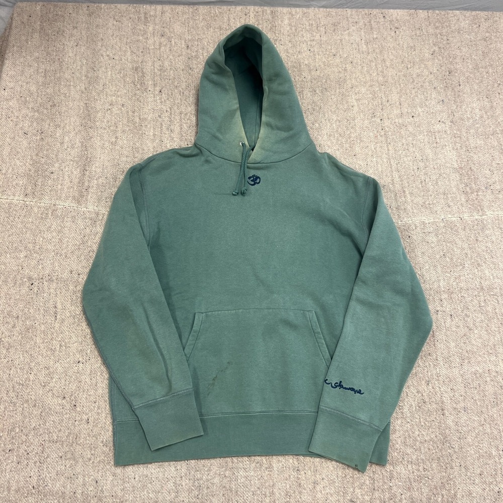 Hysteric Glamour Arabic Hoodie Mens Medium Green 2000s Embroidered